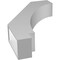 Ekena Millwork 5 1/2-in. W x 22-in. D x 34-in. H Imperial Architectural Grade PVC Knee Brace BRCP055X22X34IMP - alternate 6